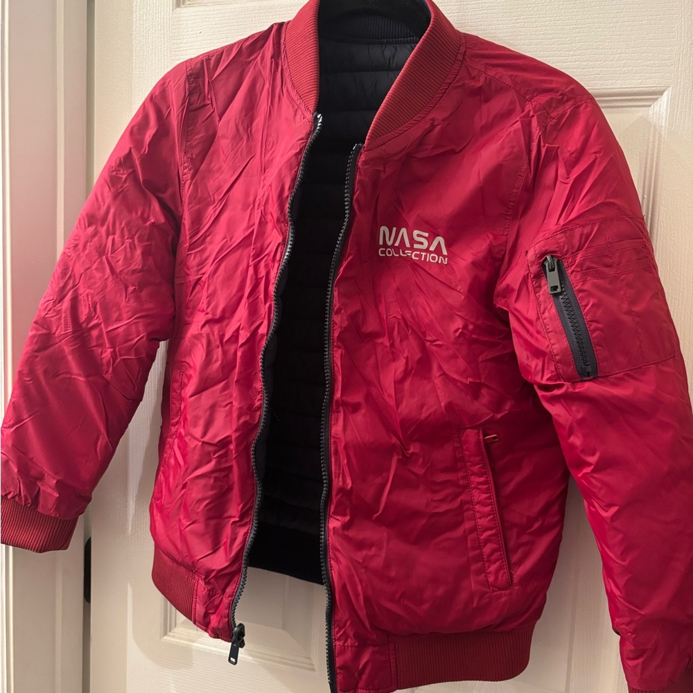 Red NASA Collection Bomber Jacket